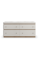 White 4-Drawer Dresser | Caracole Milos | Caracole.eu.com