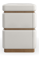 White 2-Drawer Nightstand | Caracole Milos | Caracole.eu.com