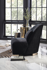 Gray Shearling Lounge Chair | Caracole Act | Caracole.eu.com