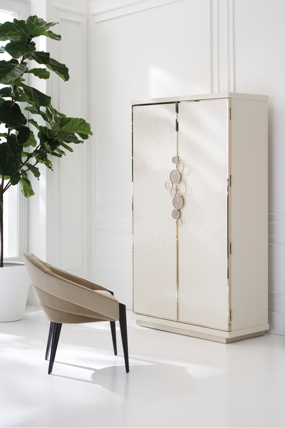 Velvet Modern Accent Chair | Caracole On All Levels | Caracole.eu.com