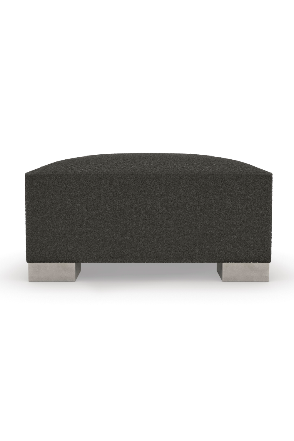 Black Shearling Semi-Circle Lounge | Caracole Act | Caracole.eu.com