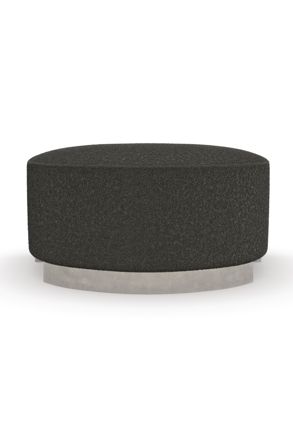 Black Shearling Semi-Circle Lounge | Caracole Act | Caracole.eu.com