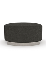 Black Shearling Semi-Circle Lounge | Caracole Act | Caracole.eu.com