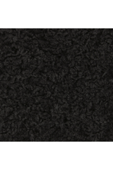 Black Shearling Semi-Circle Lounge | Caracole Act | Caracole.eu.com