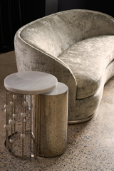Organic-Shaped Chenille Sofa | Caracole Nebula | Caracole.eu.com