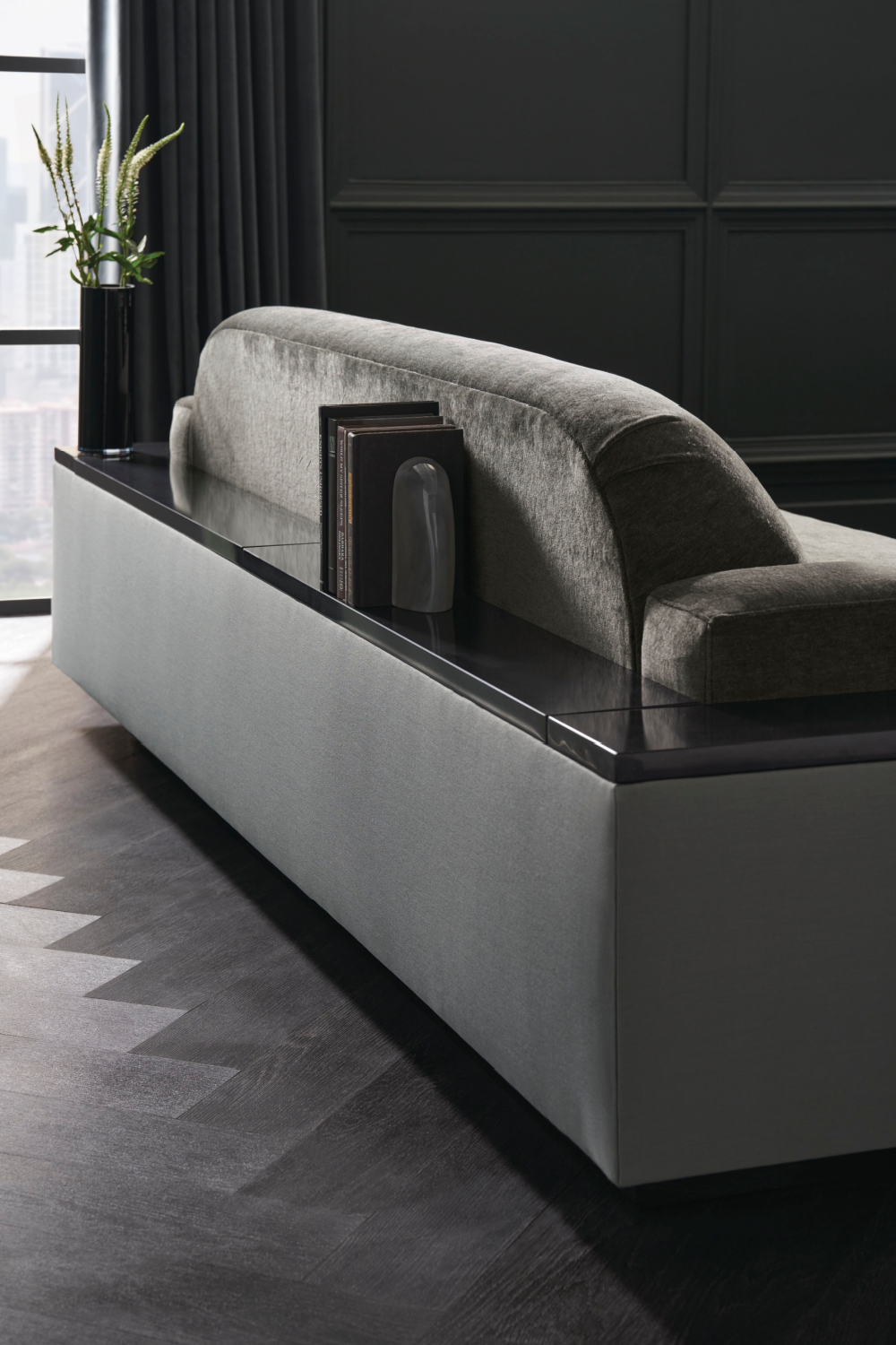 Wool Sateen Sofa | Caracole Stellar | Caracole.eu.com