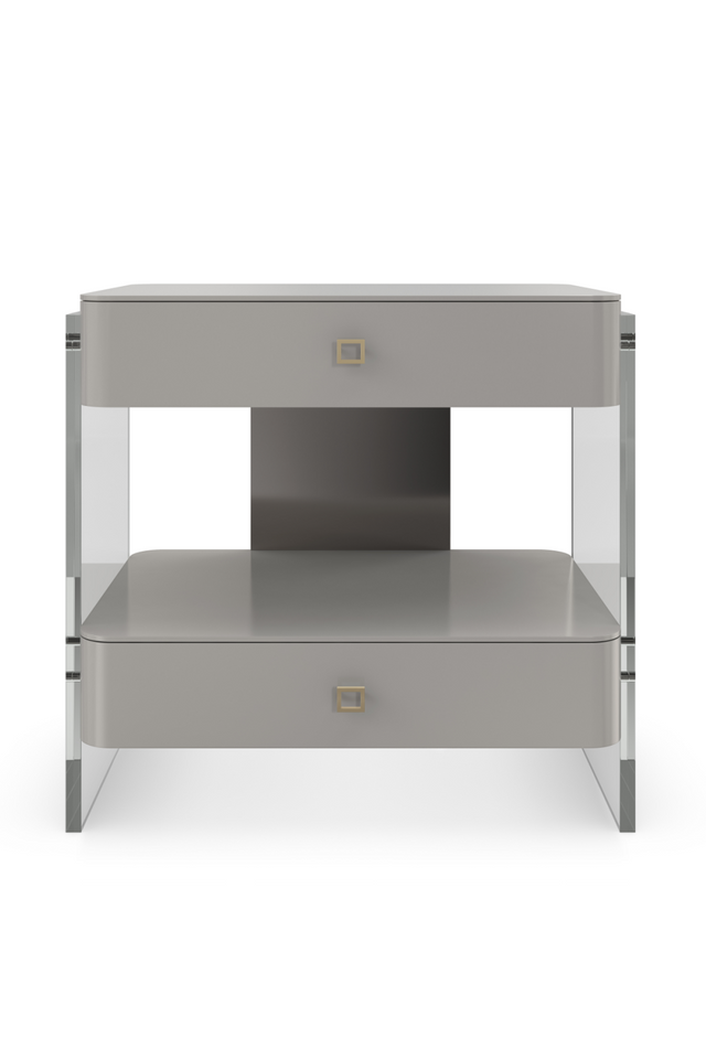 Gray Modern Nightstand | Caracole Opening Night | Oroa.com