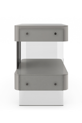 Gray Modern Nightstand | Caracole Opening Night | Oroa.com