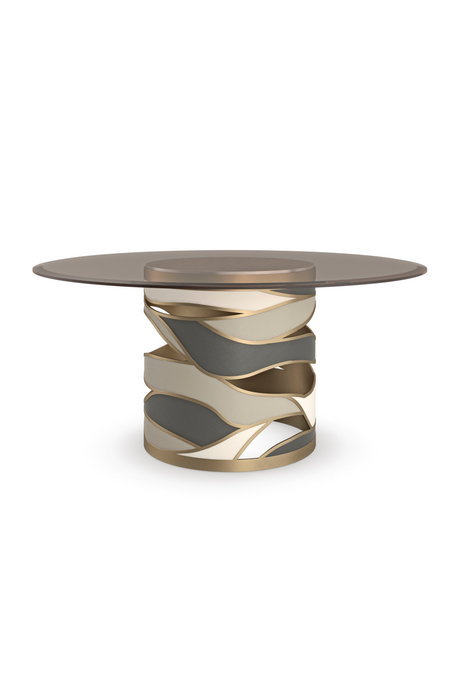 Modern Glass Dining Table | Caracole View From The Top | Caracole.eu.com