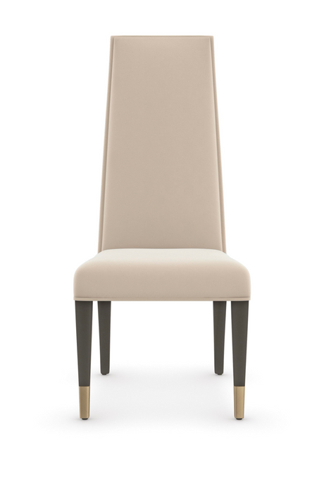 Cream Velvet Dining Chair | Caracole The Masters | Caracole.eu.com
