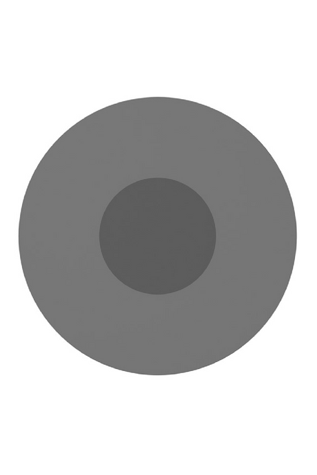 Round Gray Glass Dining Table | Caracole Orbit | Caracole.eu.com