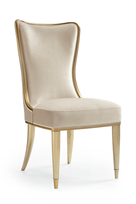 Cream Velvet Dining Chair | Caracole | Caracole.eu.com
