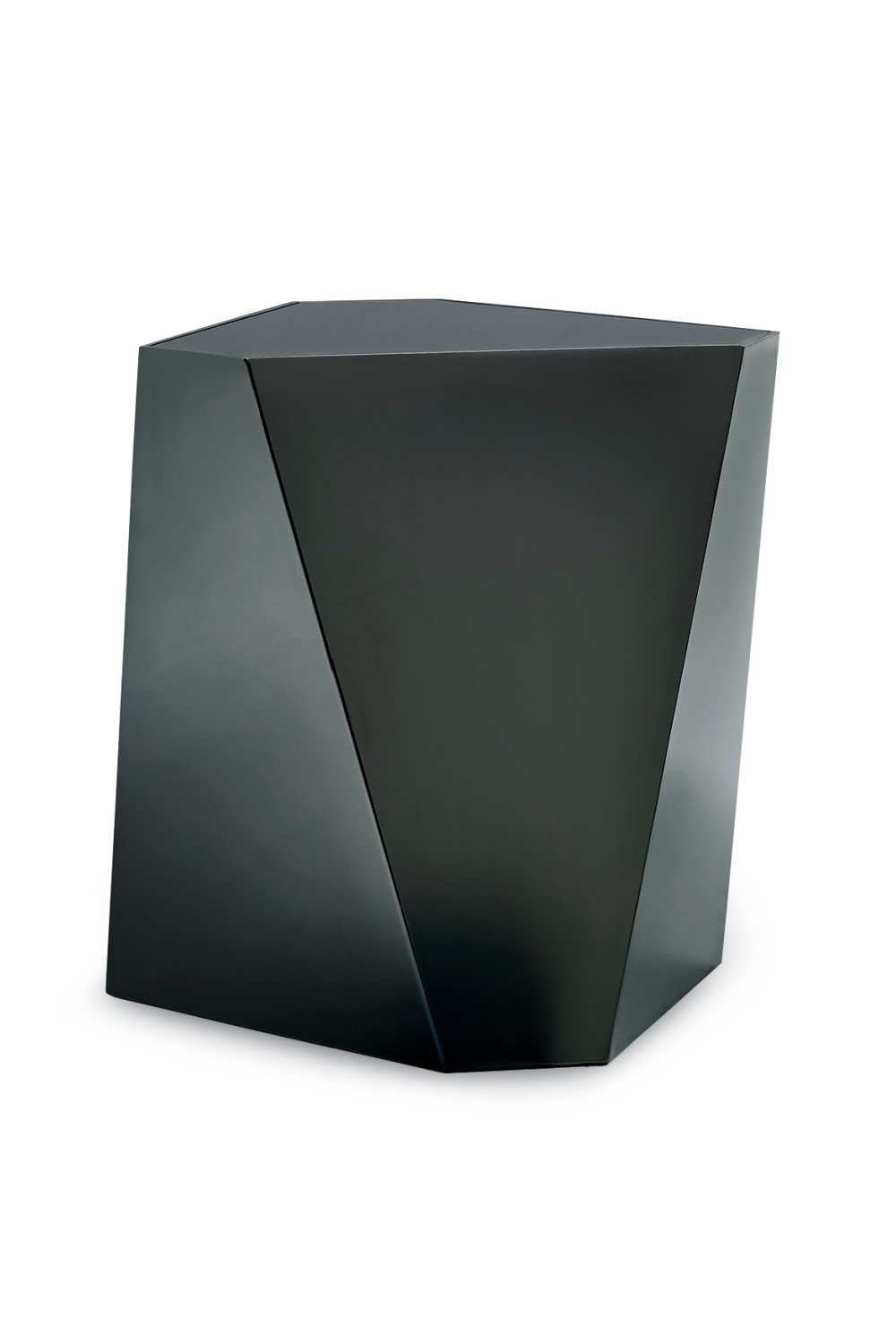 Faceted Metal Side Table | Caracole The Contempo Side | Caracole.eu.com