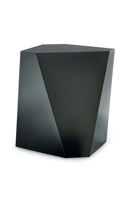 Faceted Metal Side Table | Caracole The Contempo Side | Caracole.eu.com
