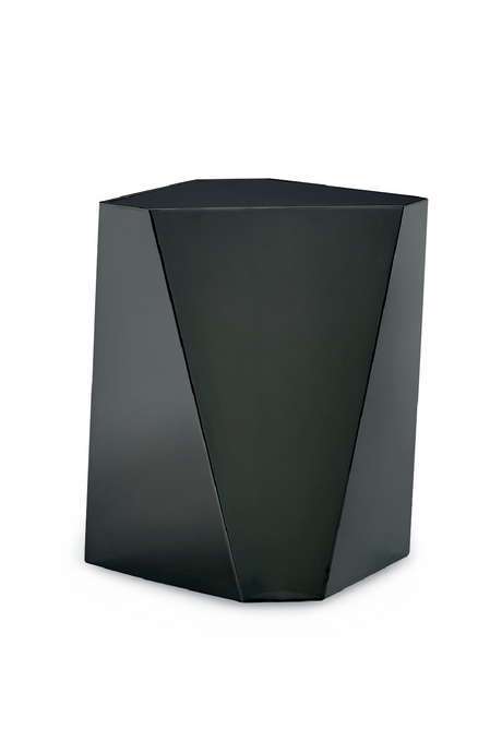 Faceted Metal Side Table | Caracole The Contempo Side | Caracole.eu.com