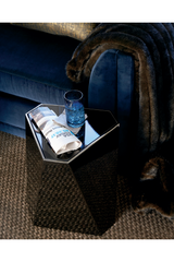 Faceted Metal Side Table | Caracole The Contempo Side | Caracole.eu.com