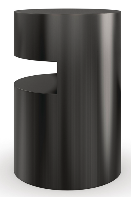 Black Cylindrical End Table | Caracole Constellation | Caracole.eu.com