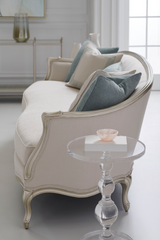 Acrylic Sculpted Side Table | Caracole All Clear | Caracole.eu.com