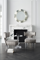 Acrylic Sculpted Side Table | Caracole All Clear | Caracole.eu.com