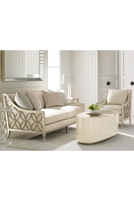 Acrylic Sculpted Side Table | Caracole All Clear | Caracole.eu.com