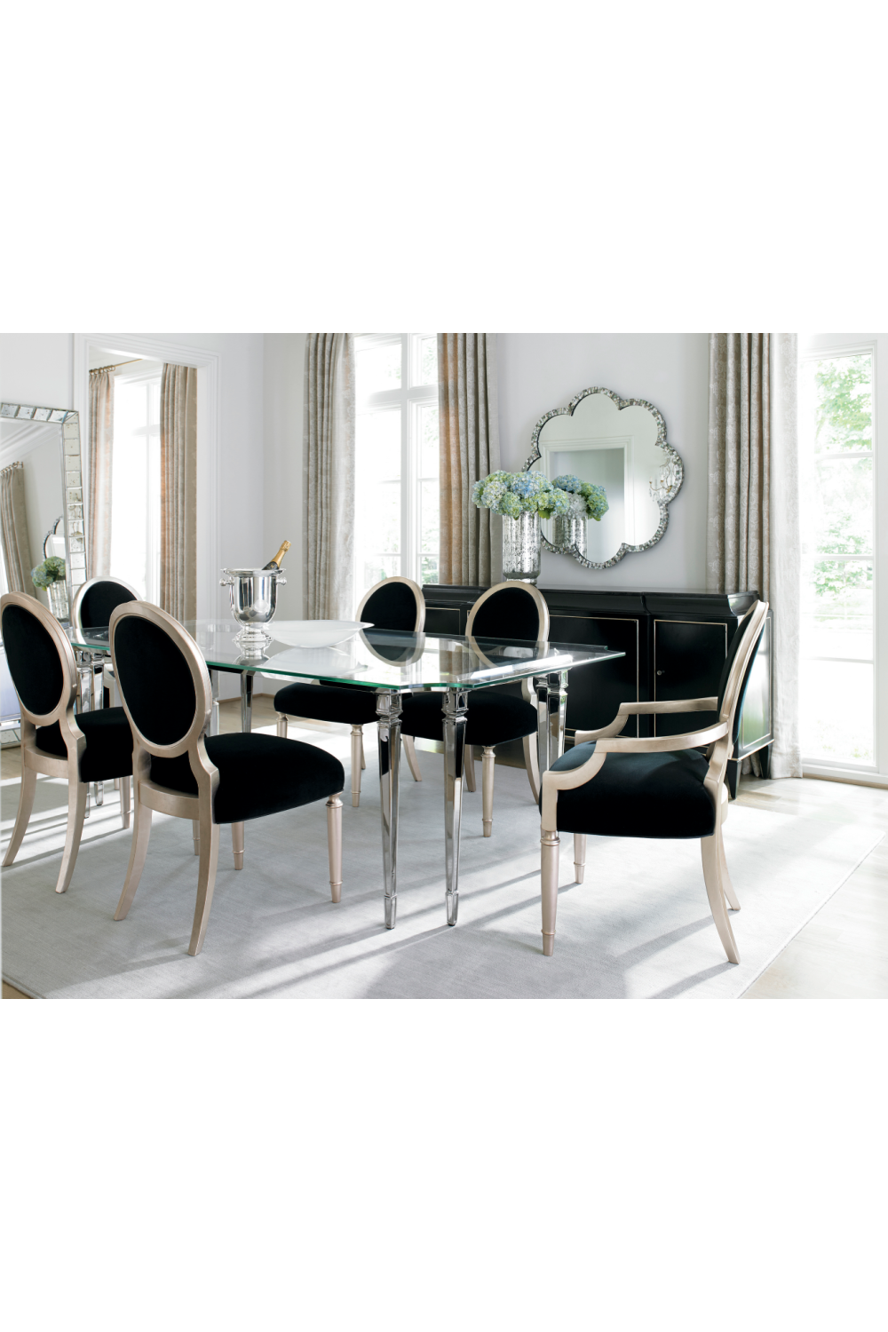 Mid-Century Modern Dining Armchair (2) | Caracole Chit Chat | Caracole.eu.com