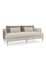 Wraparound Tungsten Sofa | Caracole Quit Your Metal-ing | Caracole.eu.com
