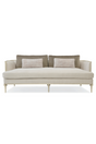 Wraparound Tungsten Sofa | Caracole Quit Your Metal-ing | Caracole.eu.com
