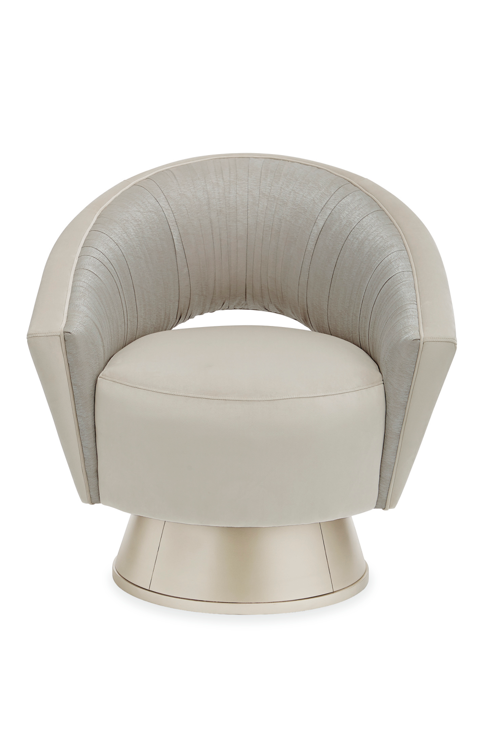 Velvet Modern Swivel Chair | Caracole A Com-Pleat Turn Around | Caracole.eu.com