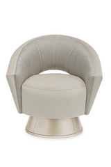Velvet Modern Swivel Chair | Caracole A Com-Pleat Turn Around | Caracole.eu.com