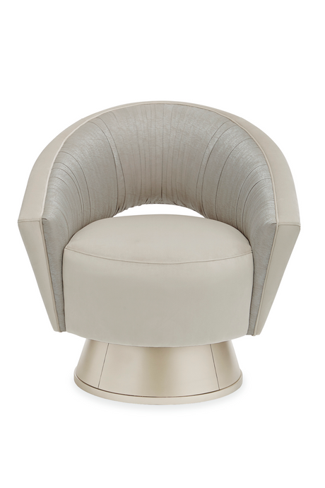 Velvet Modern Swivel Chair | Caracole A Com-Pleat Turn Around | Caracole.eu.com