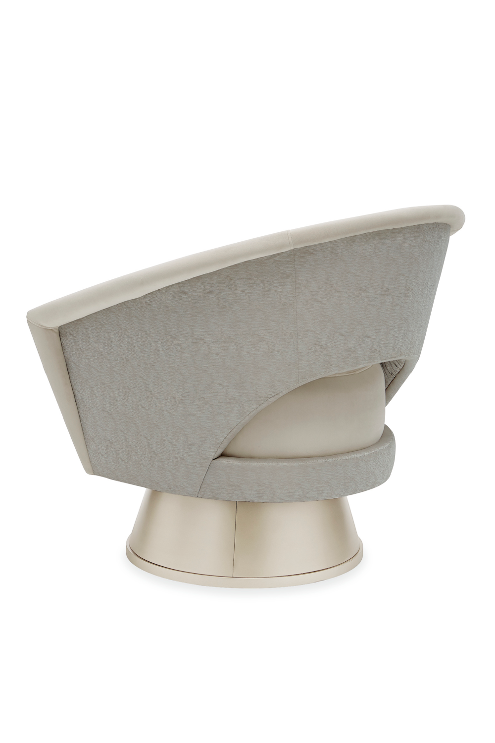 Velvet Modern Swivel Chair | Caracole A Com-Pleat Turn Around | Caracole.eu.com