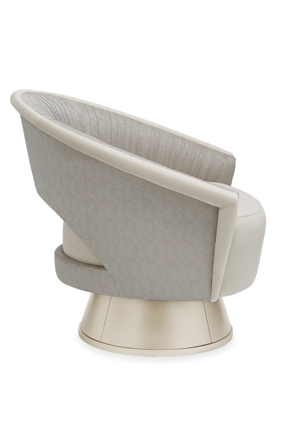 Velvet Modern Swivel Chair | Caracole A Com-Pleat Turn Around | Caracole.eu.com