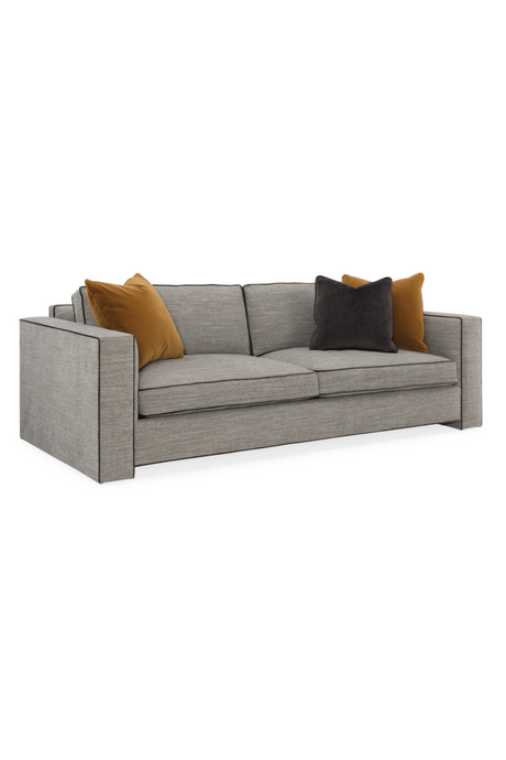 Piped Modern Sofa | Caracole Welt Played | Caracole.eu.com