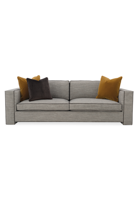 Piped Modern Sofa | Caracole Welt Played | Caracole.eu.com