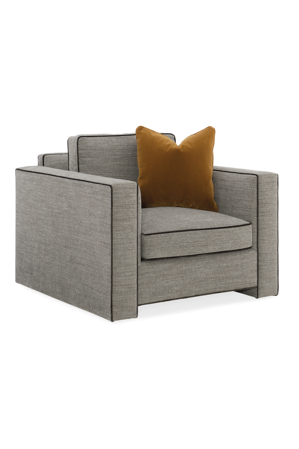 Angular Modern Lounge Chair | Caracole Welt Played | Caracole.eu.com