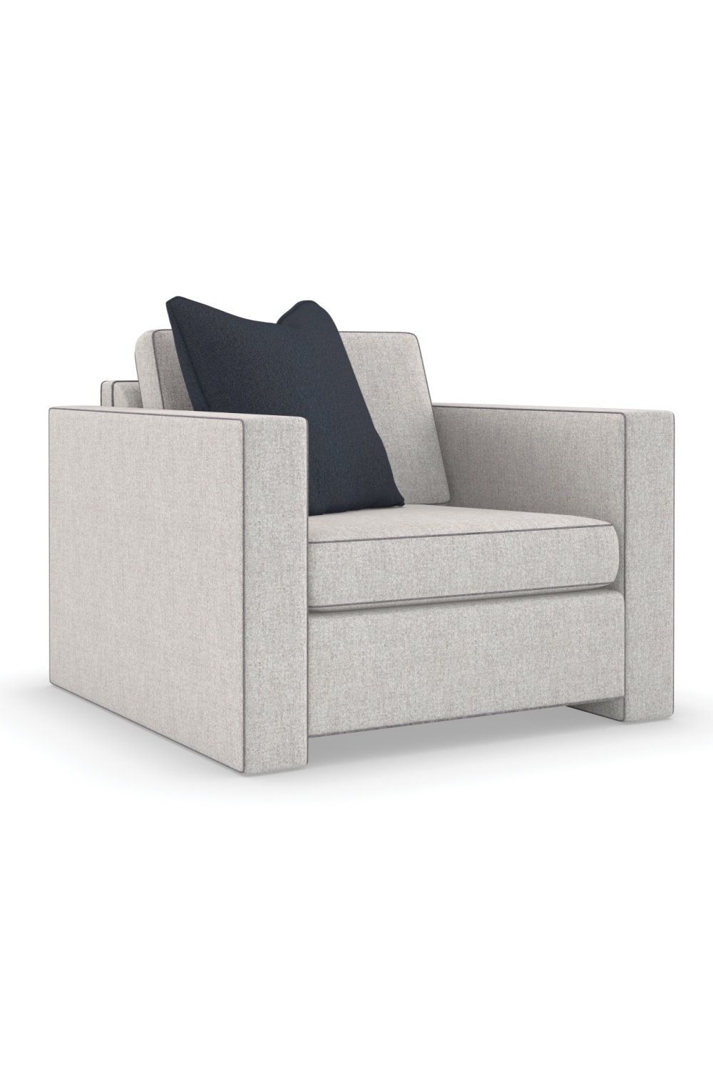 Angular Modern Lounge Chair | Caracole Welt Played | Caracole.eu.com