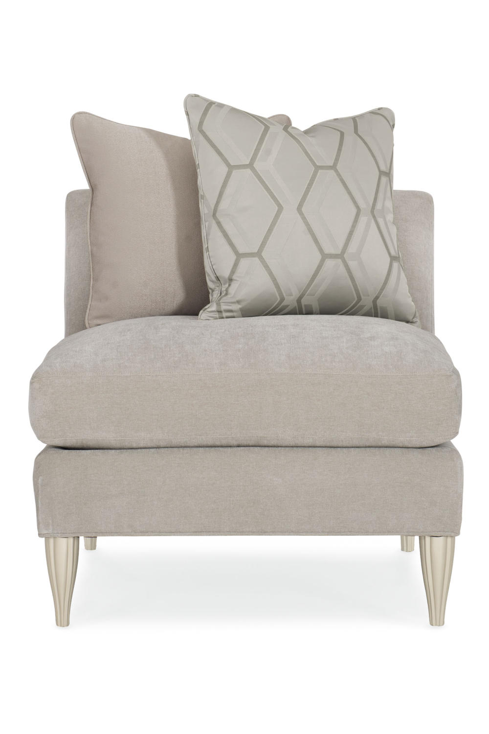 Taupe Modern Sectional Sofa | Caracole Fret Knot | Caracole.eu.com