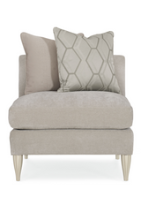 Taupe Modern Sectional Sofa | Caracole Fret Knot | Caracole.eu.com