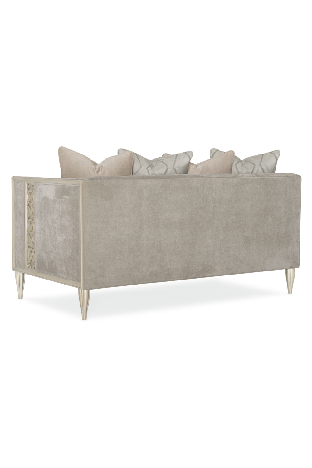 Taupe Modern Sectional Sofa | Caracole Fret Knot | Caracole.eu.com