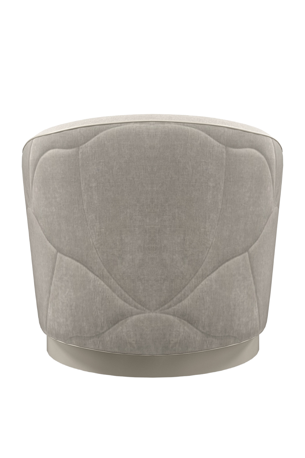 Gray Quilted Swivel Chair | Caracole Fanciful  | Caracole.eu.com
