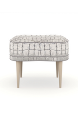 Mosaic Velvet Accent Ottoman | Caracole Multiple Choice | Caracole.eu.com