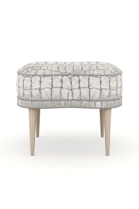 Mosaic Velvet Accent Ottoman | Caracole Multiple Choice | Caracole.eu.com