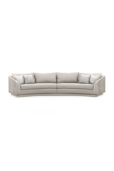 Gray Quilted Curve Loveseat | Caracole Fanciful | Caracole.eu.com