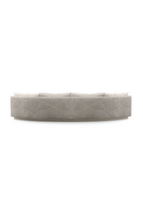 Gray Quilted Curve Loveseat | Caracole Fanciful | Caracole.eu.com
