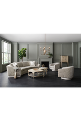 Gray Quilted Sectional Sofa | Caracole Fanciful | Caracole.eu.com