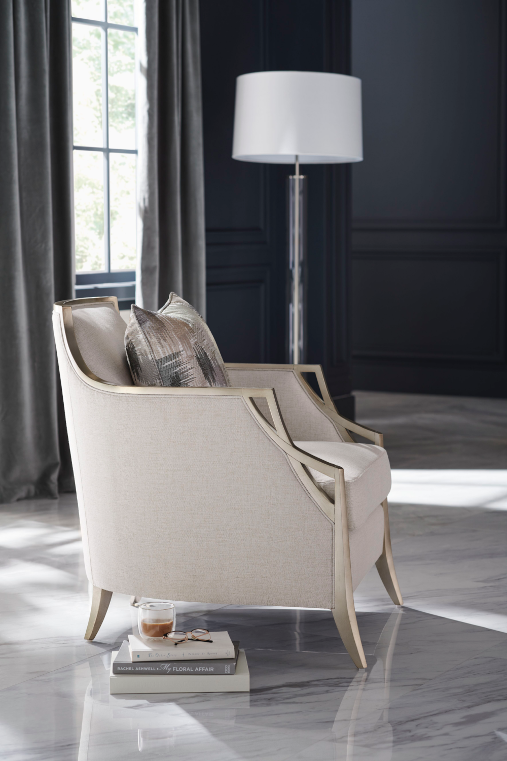 Sloping Arm Lounge Chair | Caracole X Factor | Caracole.eu.com
