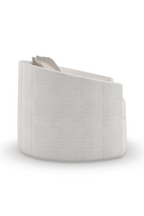 Gray Rounded Swivel Chair | Caracole You Complete Me | Caracole.eu.com