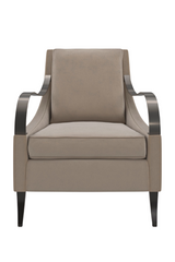 Brown Velvet Lounge Chair | Caracole Slippery Slope | Caracole.eu.com