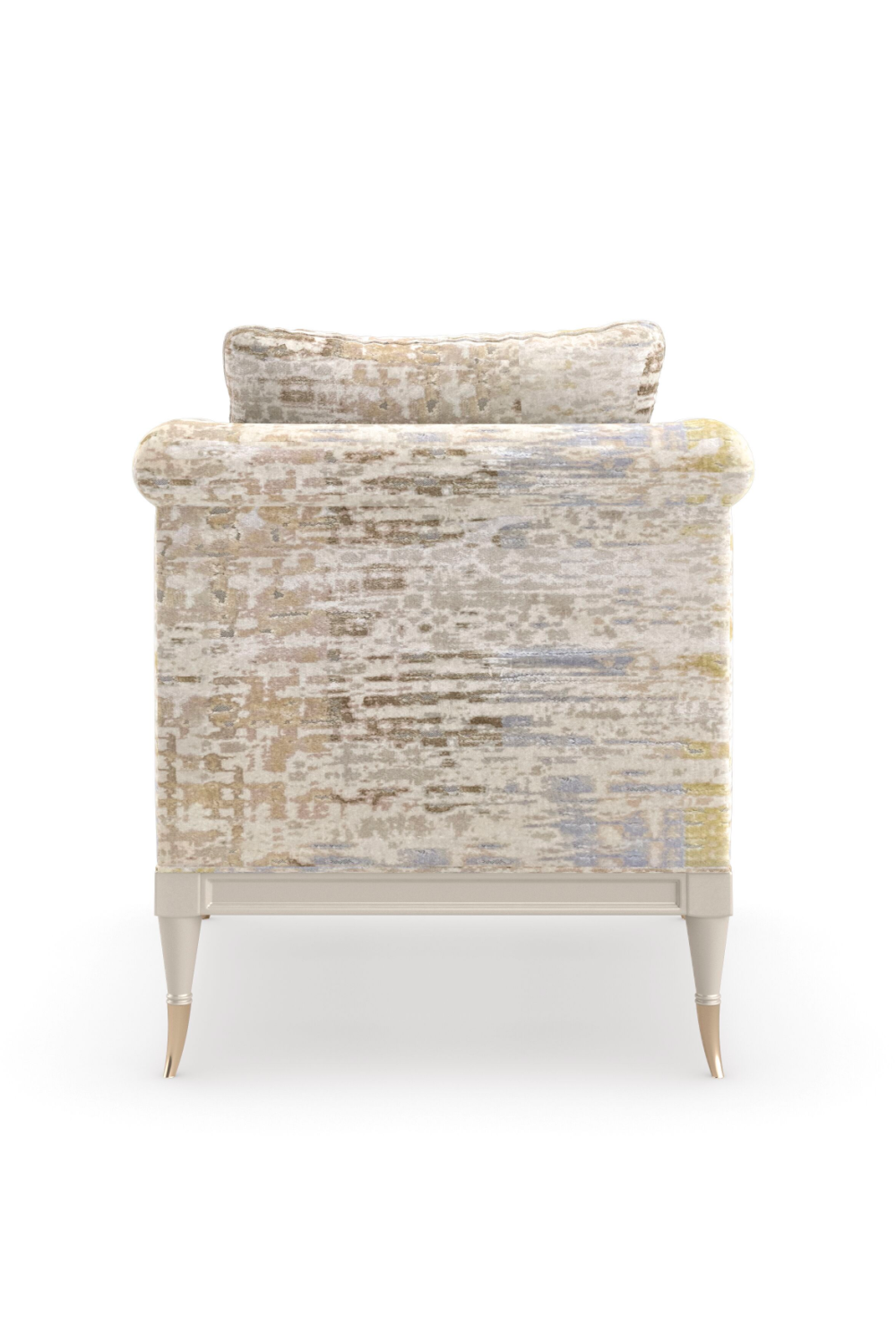 Fretwork Velvet Lounge Chair | Caracole Lattice Entertain You | Caracole.eu.com