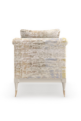 Fretwork Velvet Lounge Chair | Caracole Lattice Entertain You | Caracole.eu.com